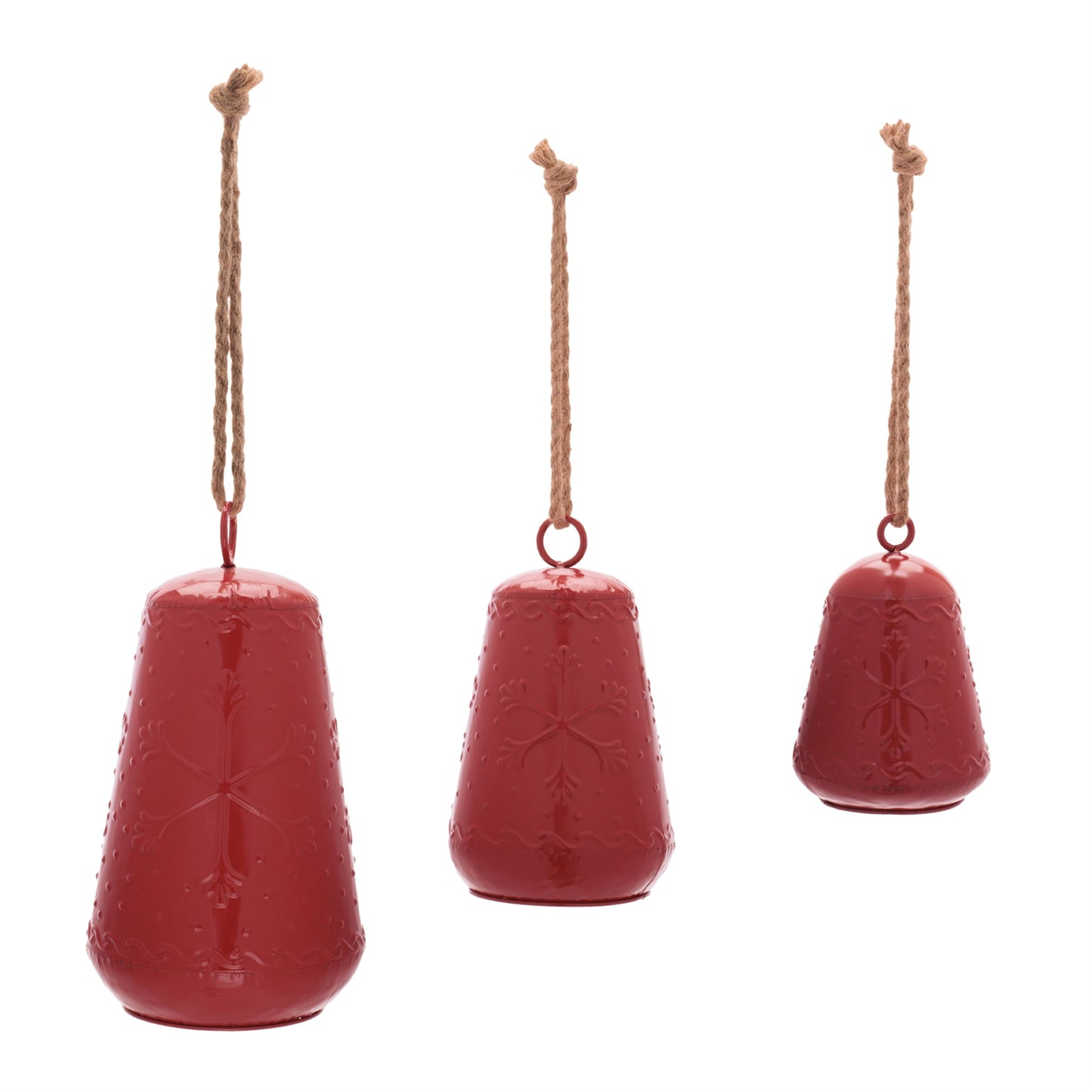 Iron Bell Ornament Set of 3