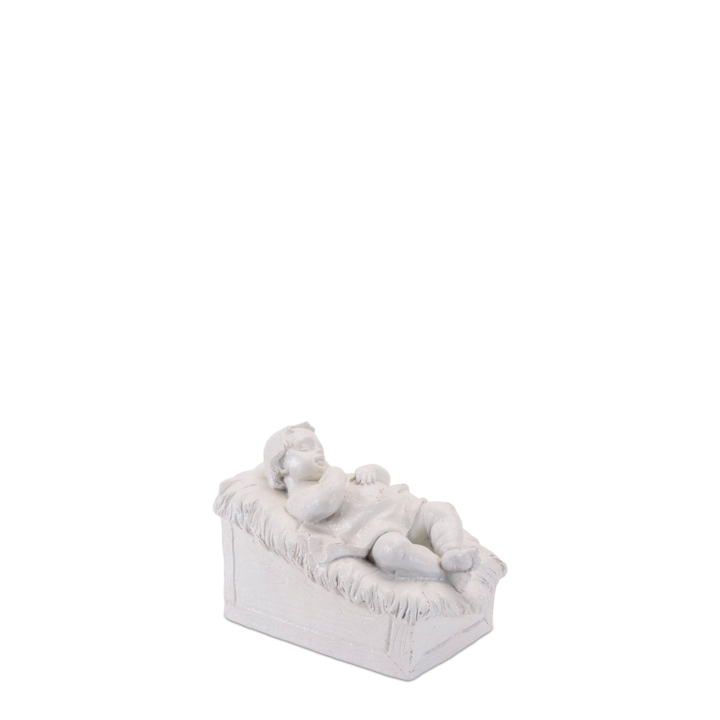 Glittered Holy Family Figurines (Set of 3)