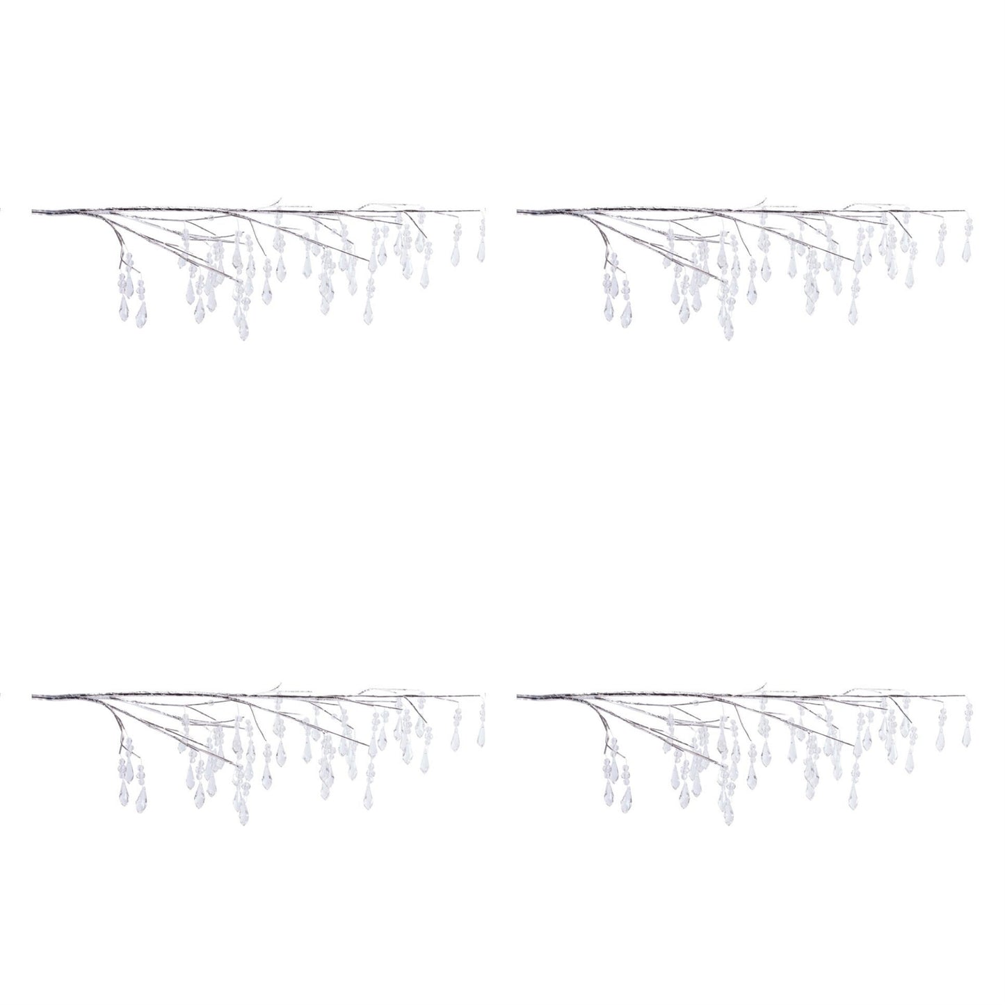 Jewel Icicle Drop Branch (Set of 4)