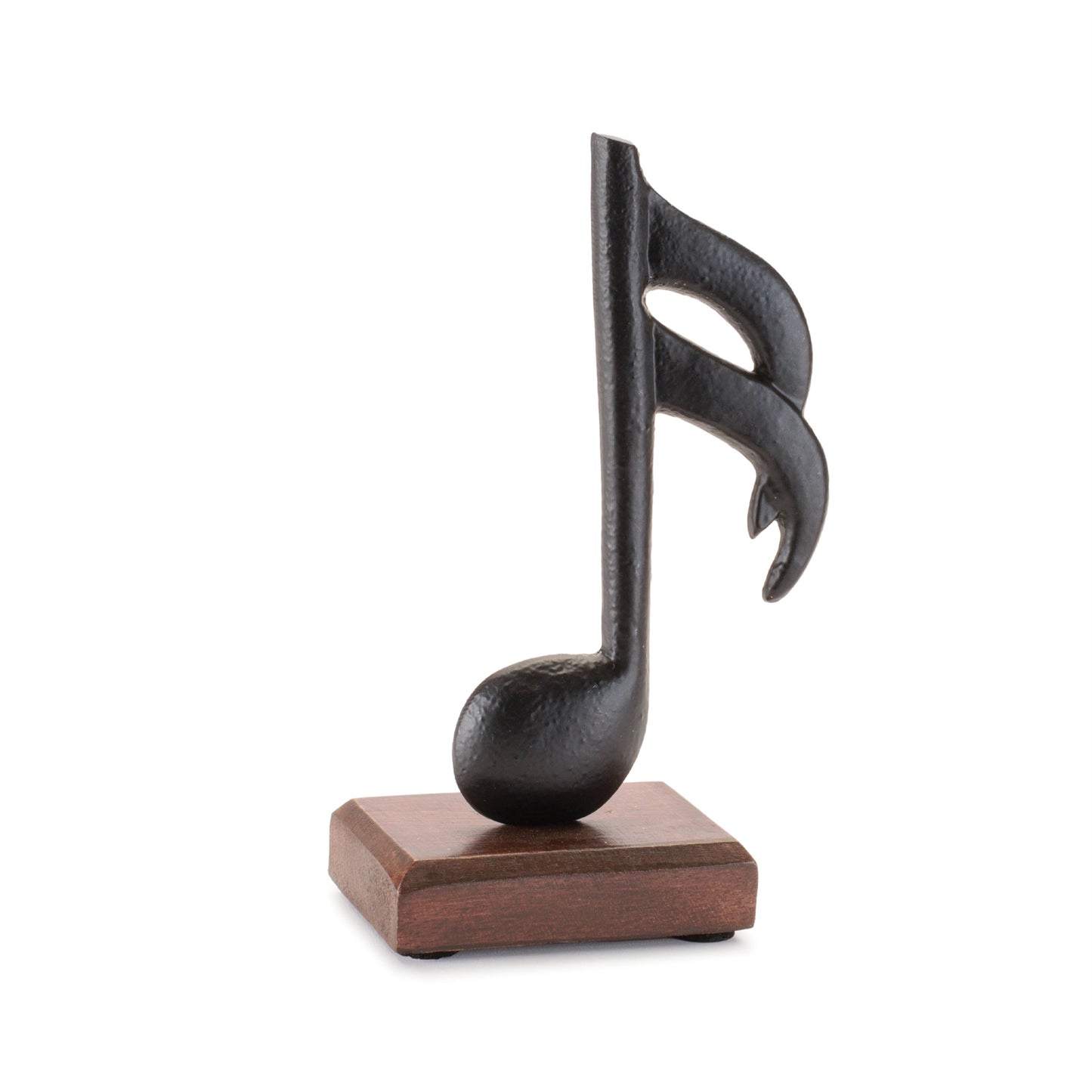 Metal Music Note on Wood Base (Set of 3)