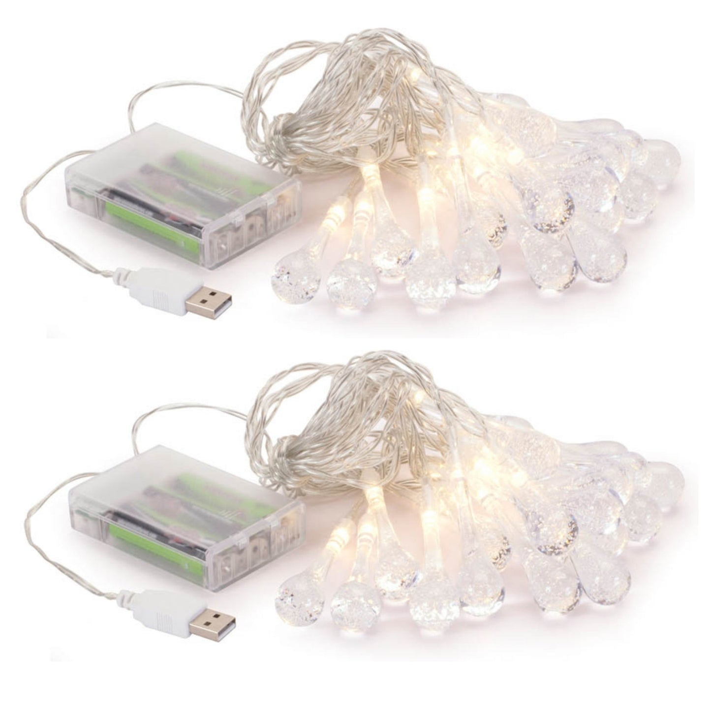 LED Icicle Light Strand (Set of 2)