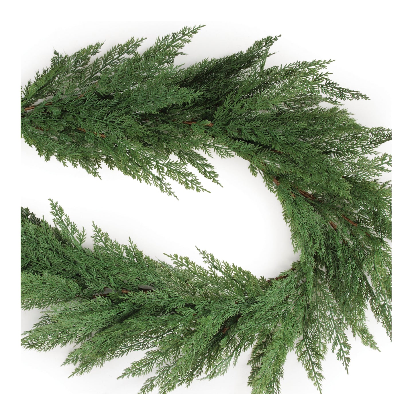 Classic Green Pine Garland 5.5'L