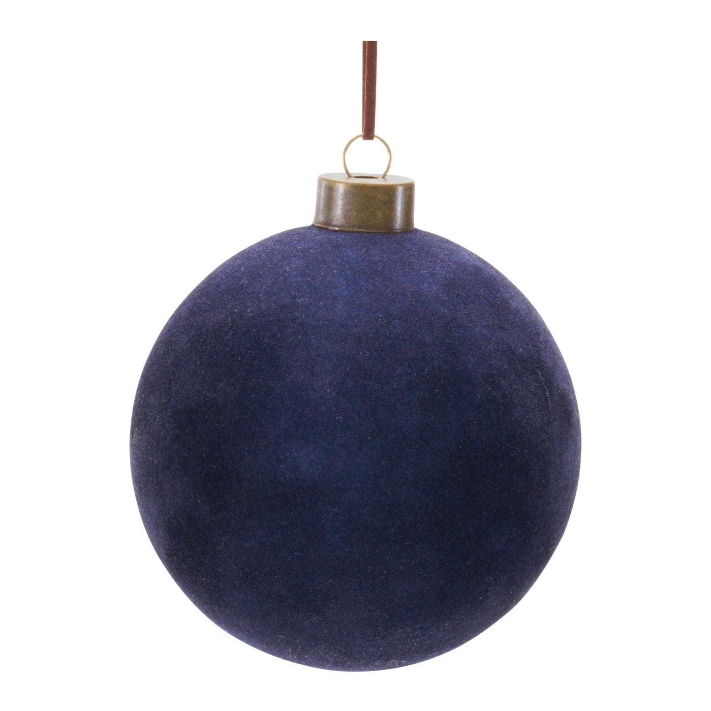 Velvet Glass Ball Ornament (Set of 12)