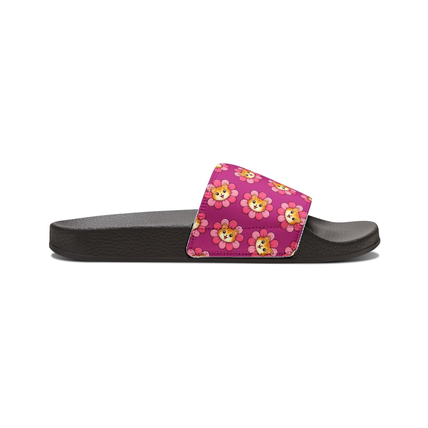 Floral Cat Slide Sandals — Sunshine With Opinions Edition