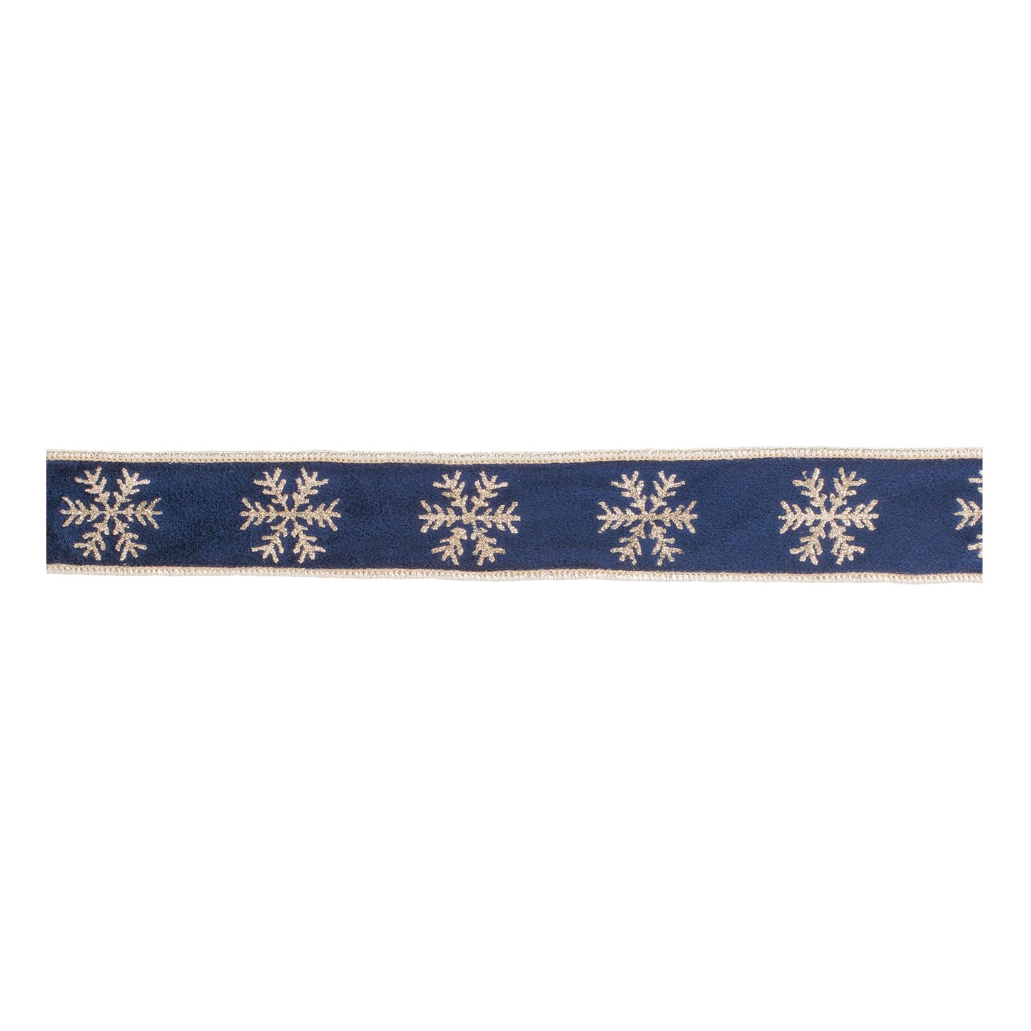 Snowflake Wired Ribbon (Set of 2)