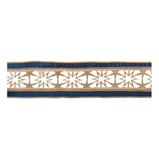 Starburst Cutout Ribbon with Border 4" x 5 Yds.