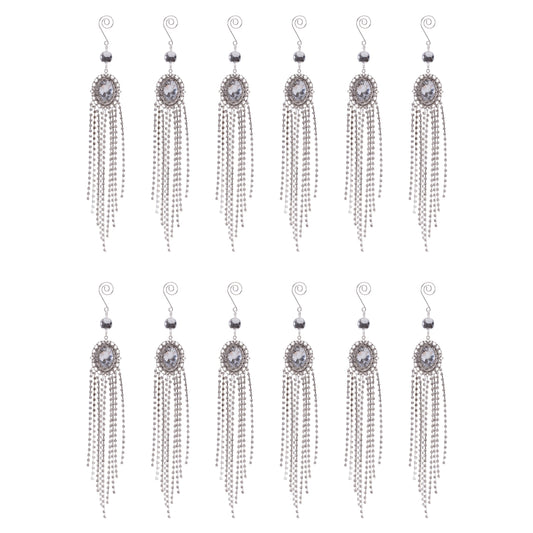 Jewel Drop Ornaments (Set of 12)