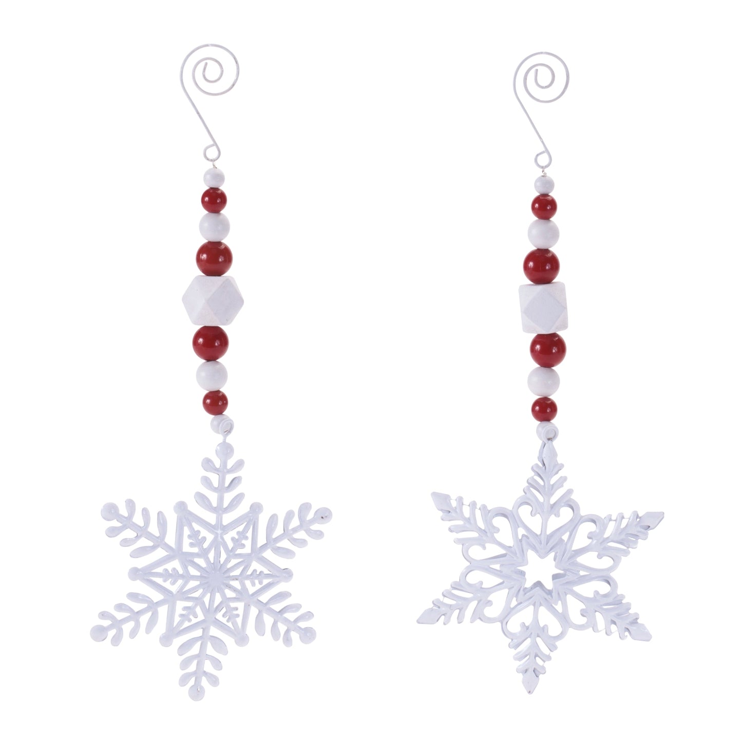 Snowflake Drop Ornaments (Set of 6)