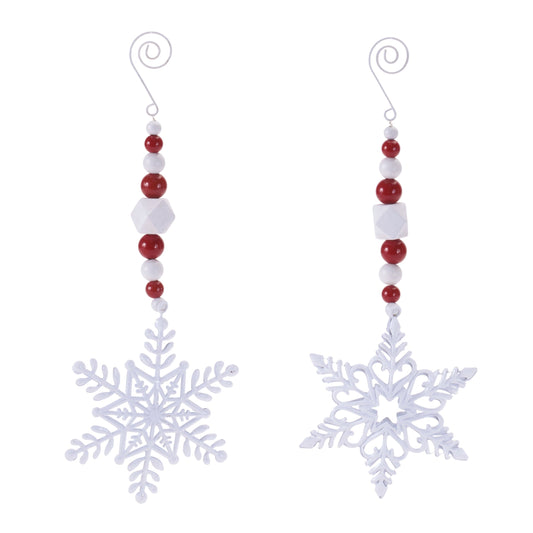 Snowflake Drop Ornaments (Set of 6)