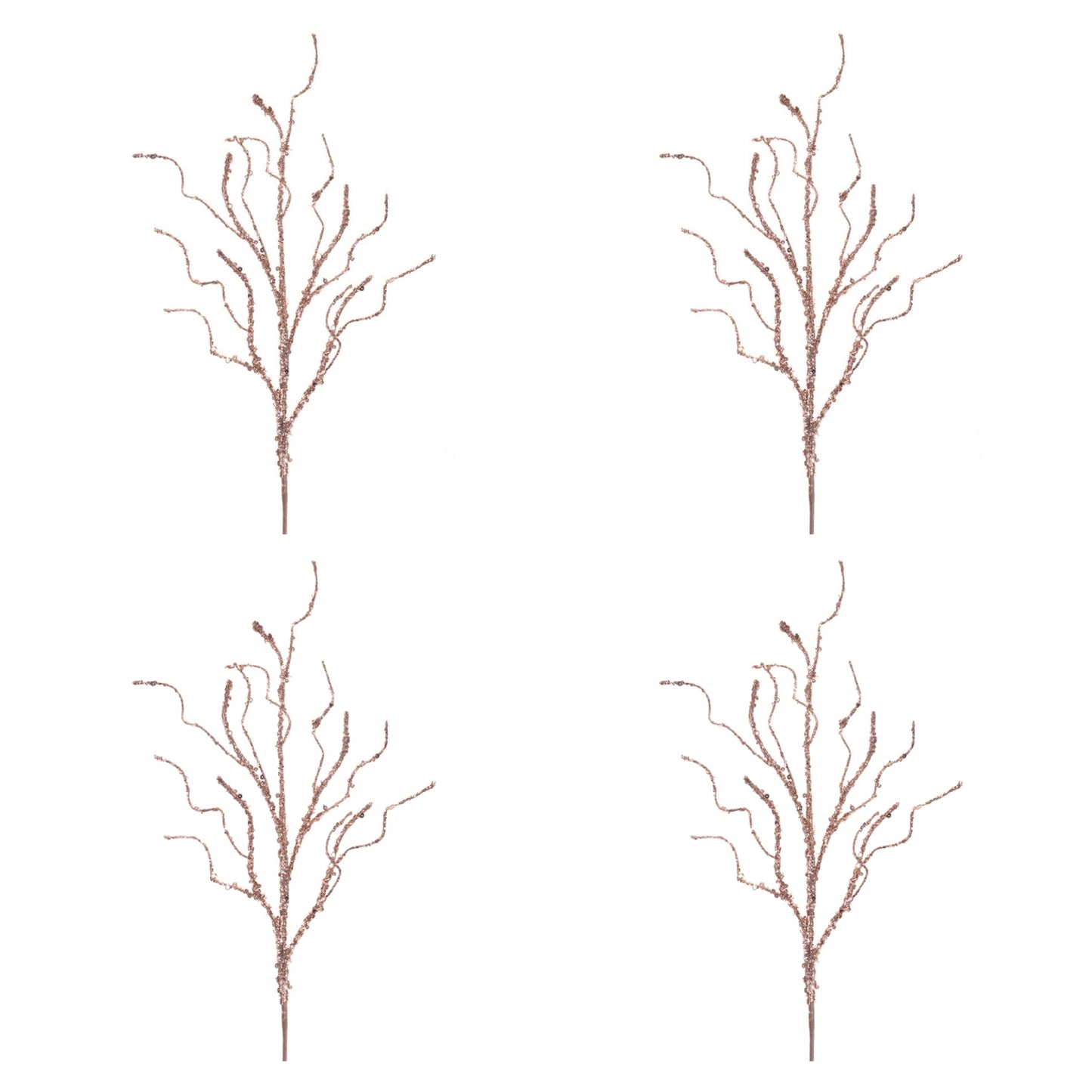 Glittered Twig Branch (Set of 4)