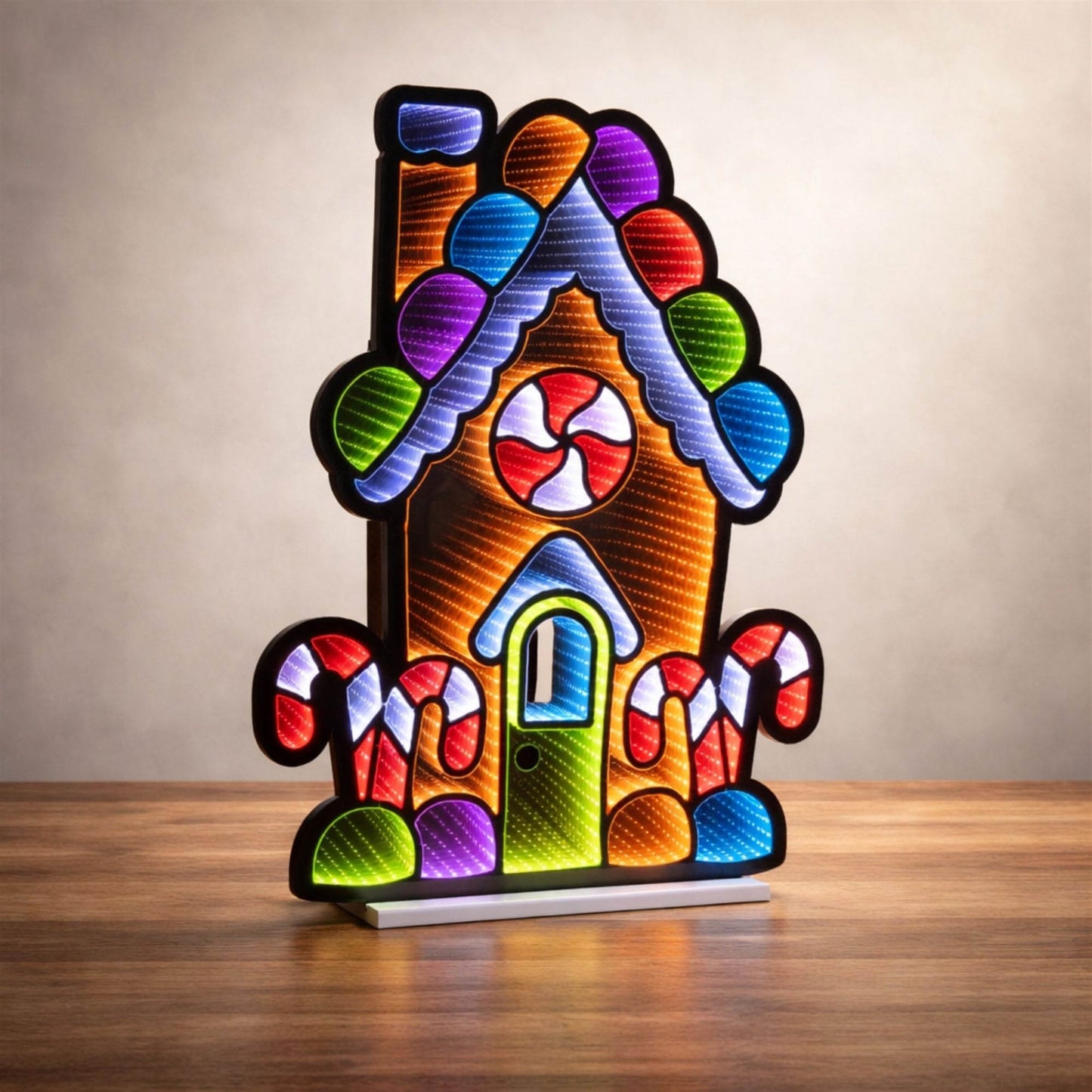 Gingerbread House Ekkolight 35"H
