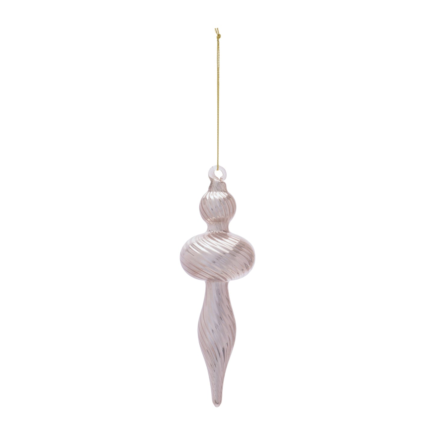 Glass Finial Ornaments (Set of 12)