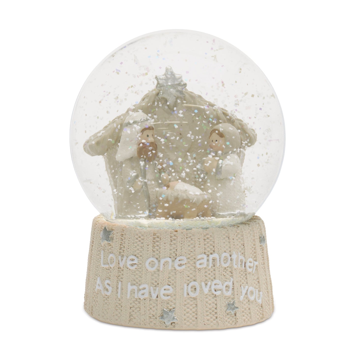 Holy Family Nativity Snow Globe