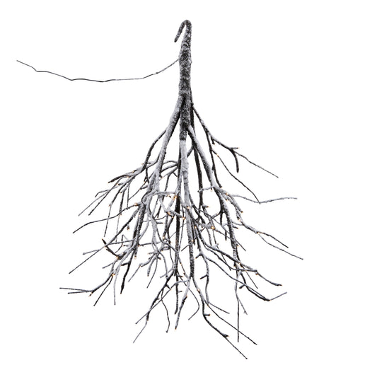 LED Flocked Twig Branch 4'H