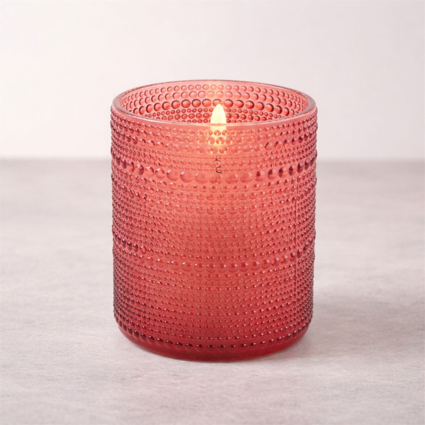 LED Votive Candle in Glass Jar (Set of 2)