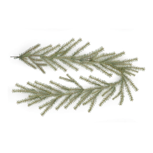 Glittered Pine Garland 6'L