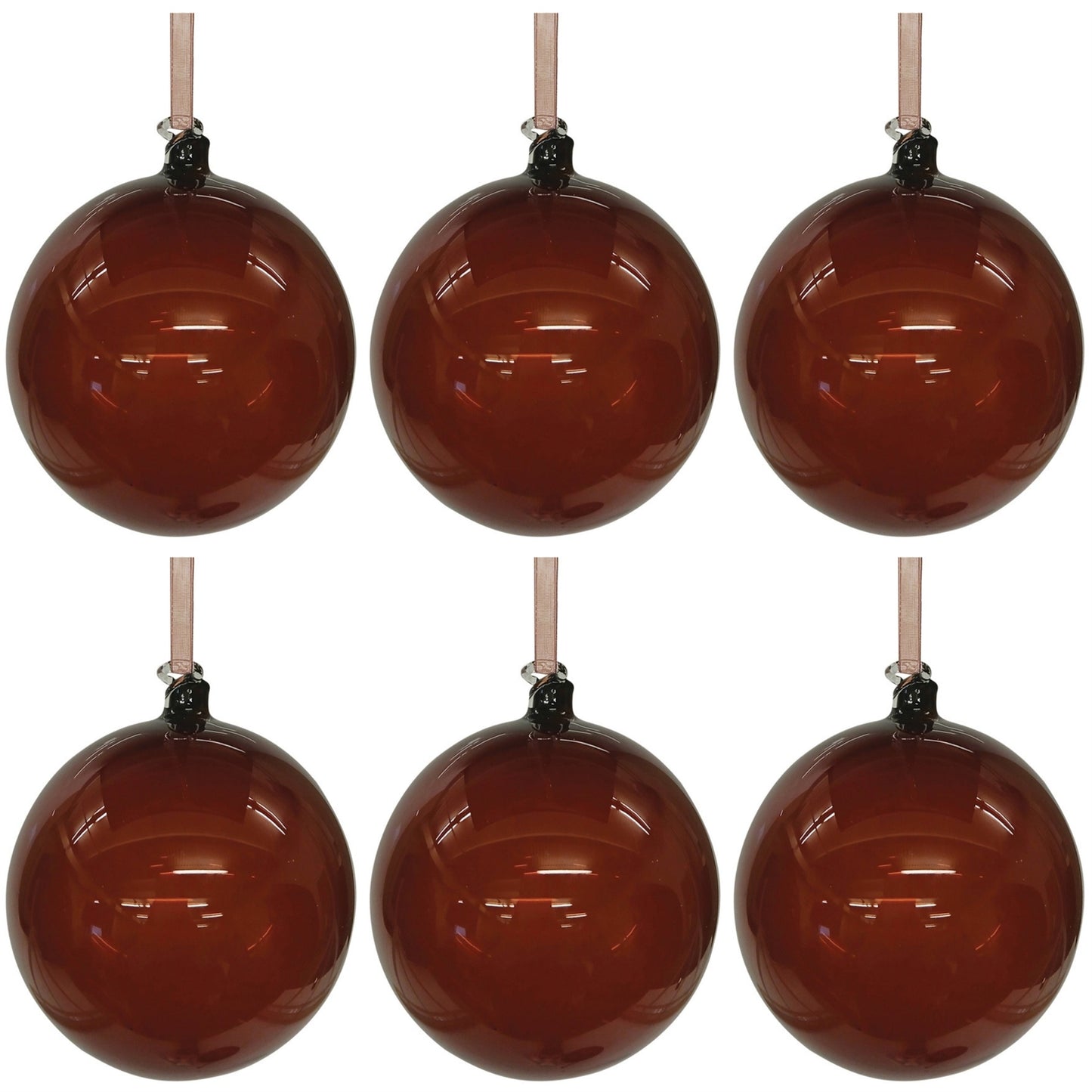 Classic Glass Ball Ornament (Set of 6)