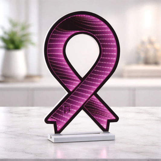 Breast Cancer Awareness Ribbon EkkoLight 16.5"H
