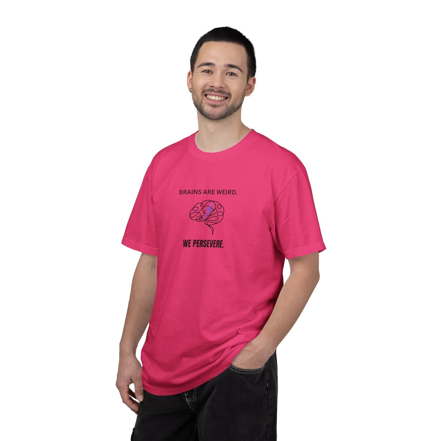 Brains Are Weird. We Persevere. – Epilepsy Awareness T-Shirt