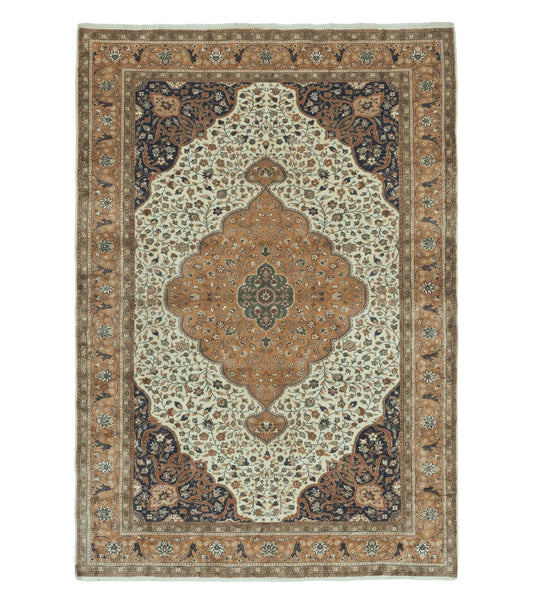 5' X 7' Vintage Handmade Turkish Sivas Silky Wool Oriental Rug Beauty Highly Detailed Traditional Home Décor