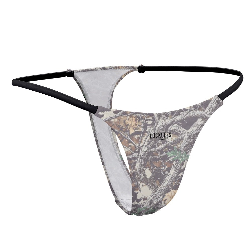 Faded Camouflage Yoga Thong
