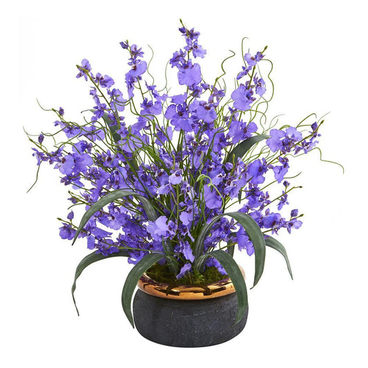 19" Dancing Lady Artificial Arrangement in Vase