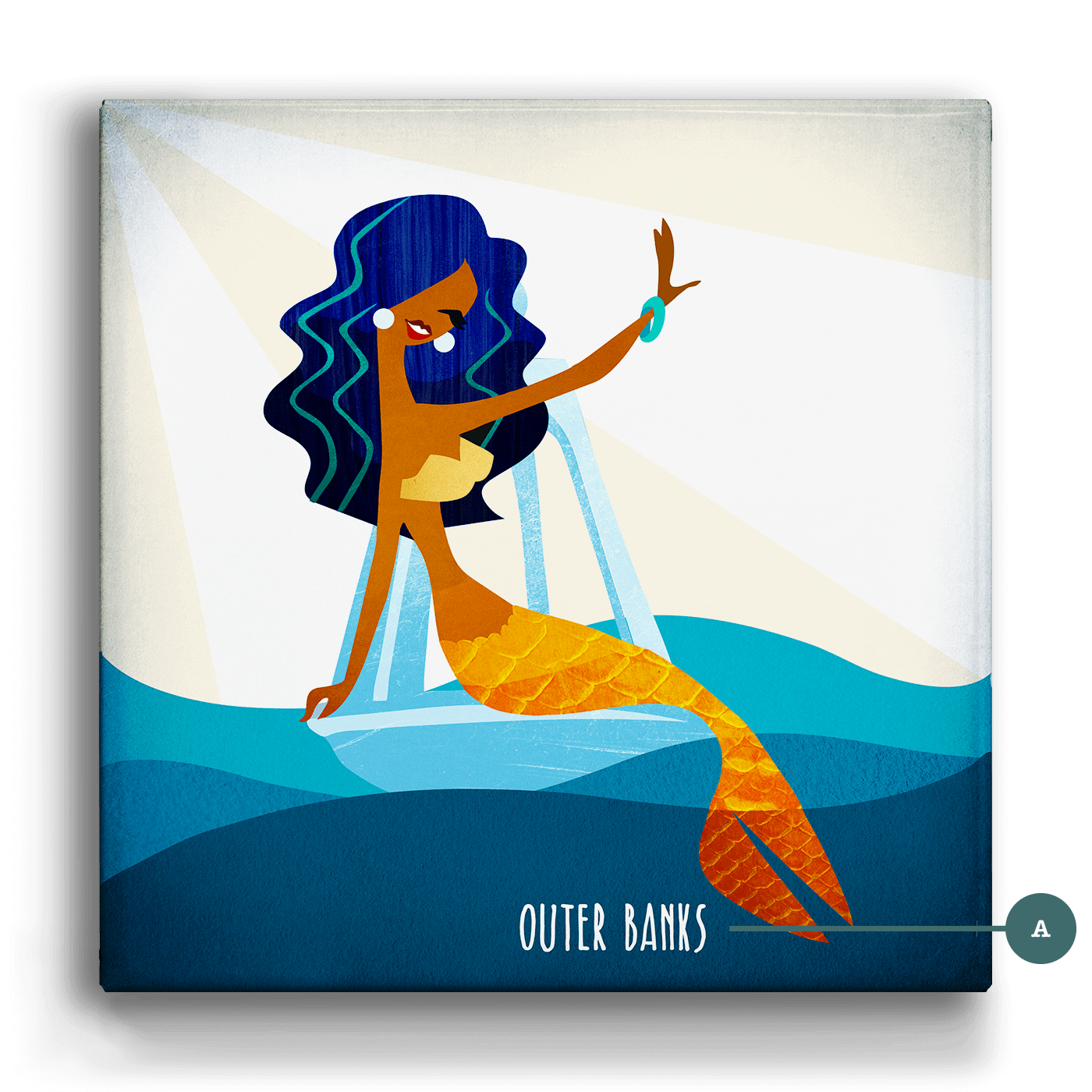 Mermaid's Wave - Metal Box Art