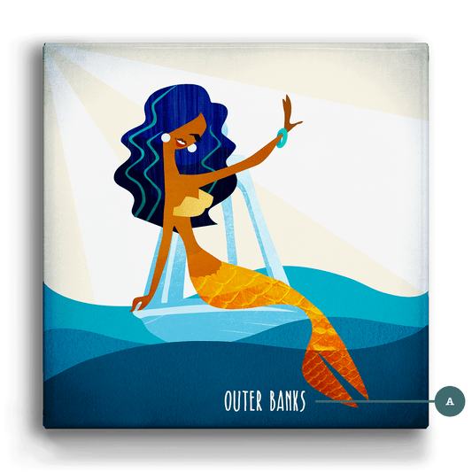 Mermaid's Wave - Metal Box Art