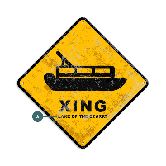 Pontoon Crossing - Metal Wall Art