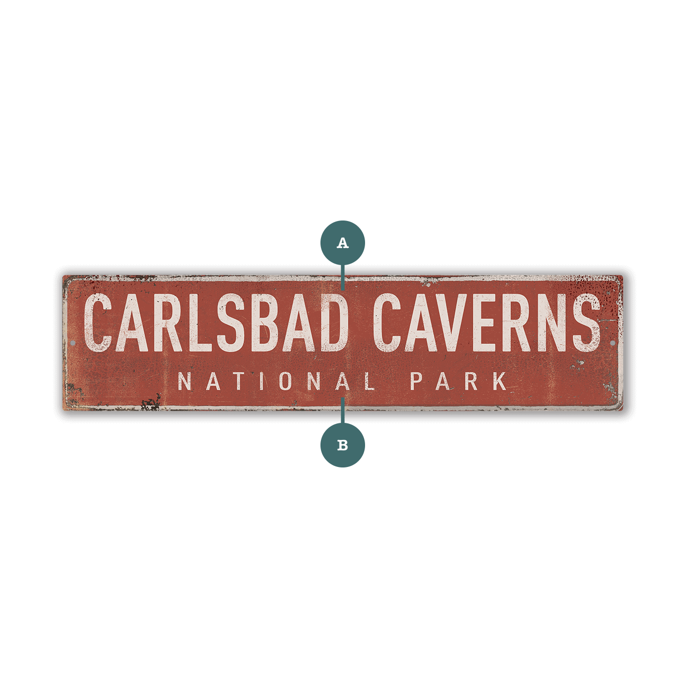 Landmark Classic Custom Signs: Terra Cotta 2 - Wall Decor