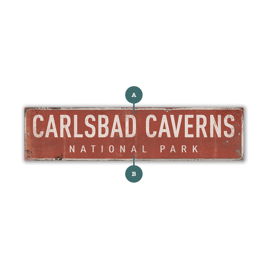 Landmark Classic Custom Signs: Terra Cotta 2 - Wall Decor
