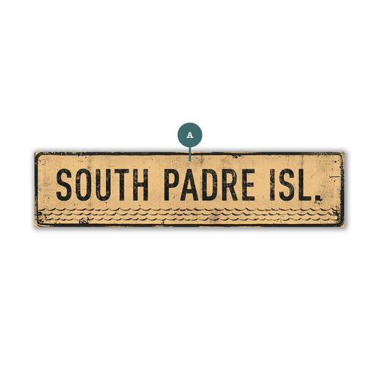 Landmark Waves Custom Signs: Sand 1 - Wall Decor