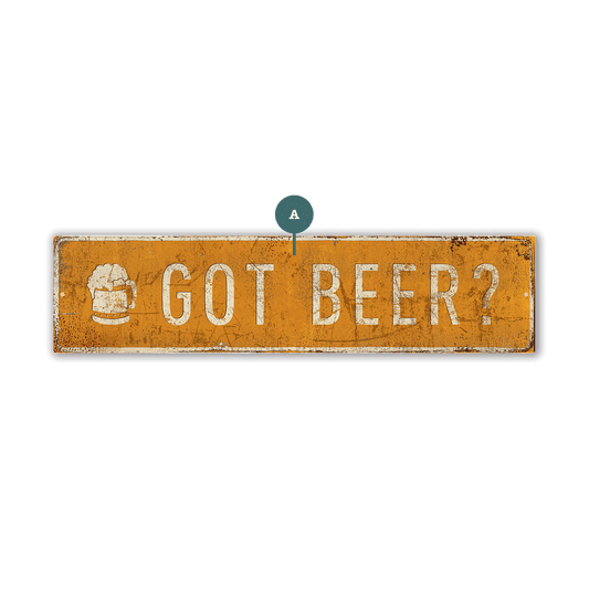 Landmark Beer Stein Custom Signs: Amber - Wall Decor