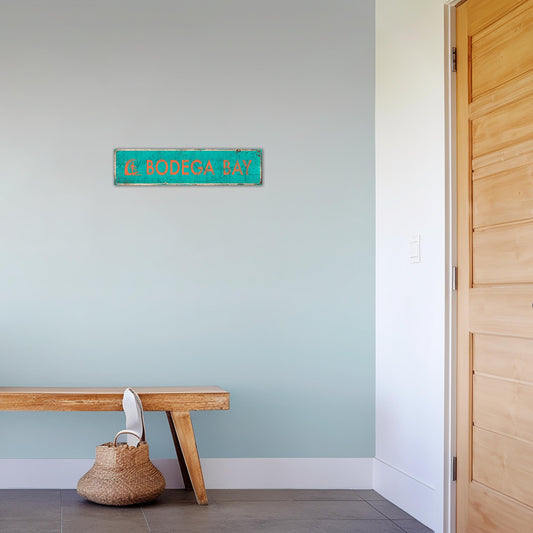Landmark Surf Custom Signs: Turquoise - Wall Decor