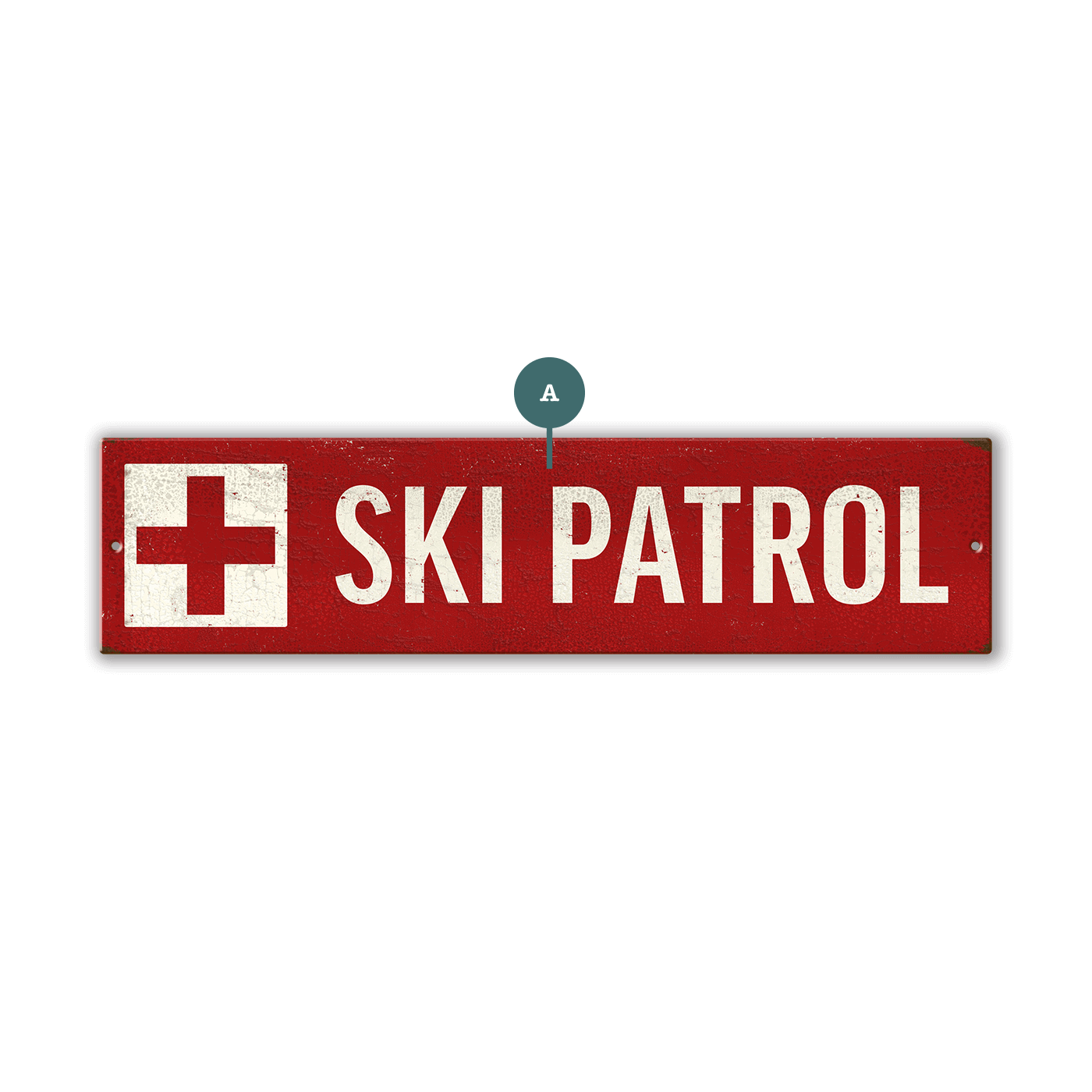 Ski Run Custom Signs: Ski Patrol - Wall Decor