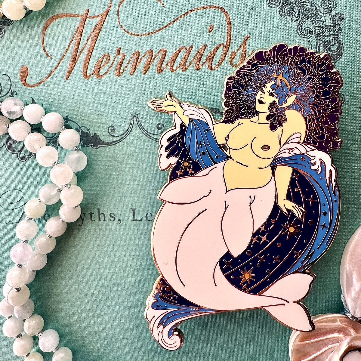 Enamel Pin - Jupiter Celestial Mermaid