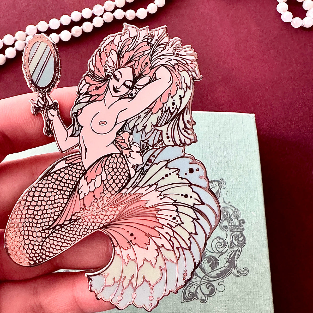 Enamel Pin - Venus Celestial Mermaid