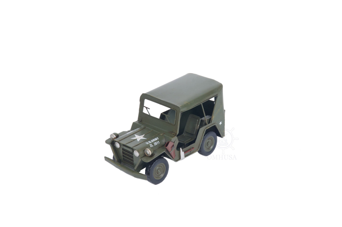 1940 Willys Quad Overland Jeep Model Car Metal