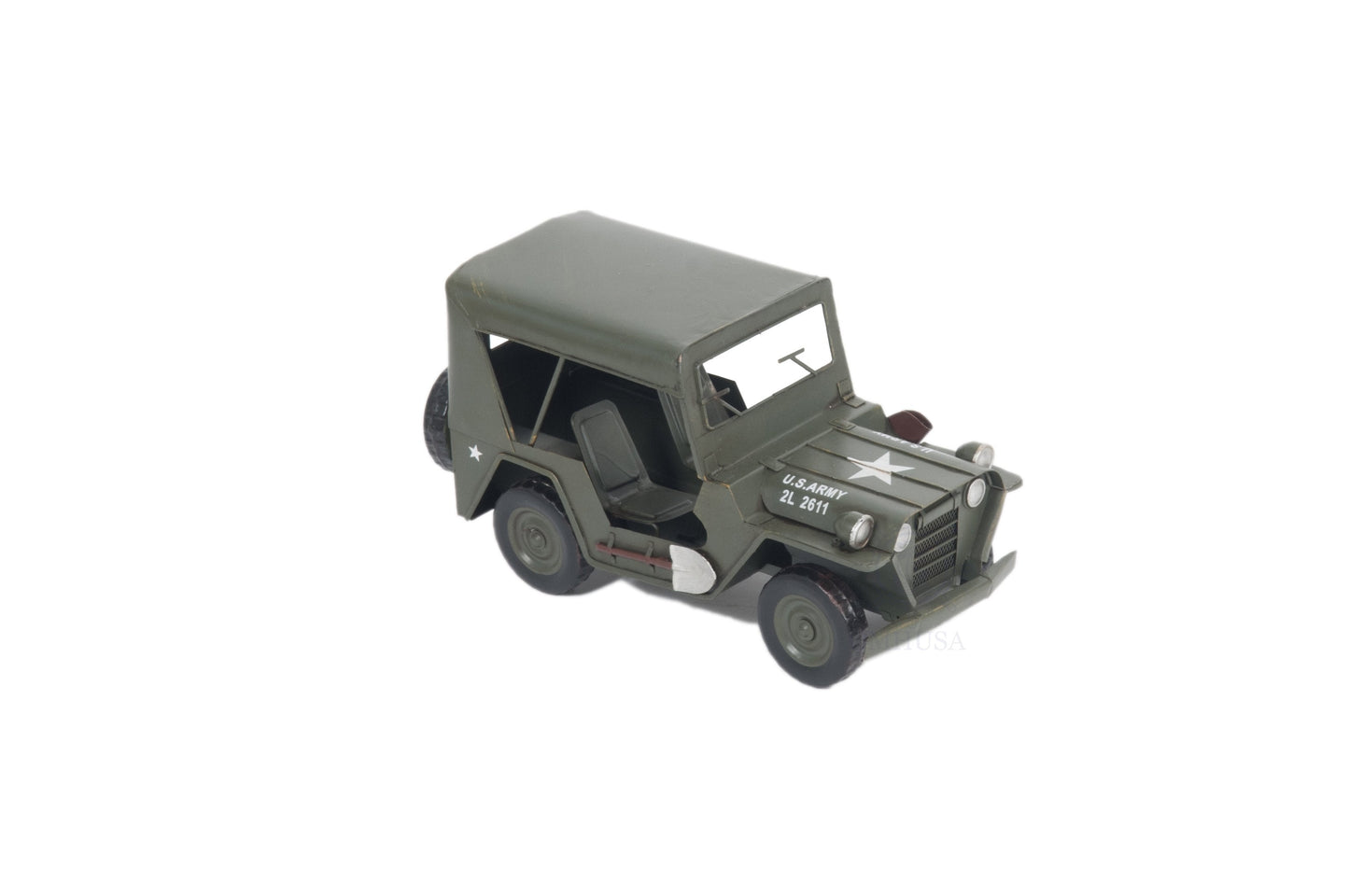 1940 Willys Quad Overland Jeep Model Car Metal