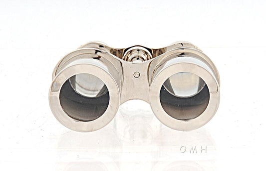 Brass Binocular W Leather Case