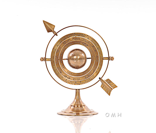 Brass Armillary 8 inches