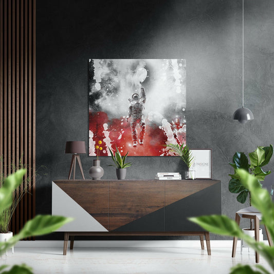 Fly in Space Brushed Aluminium Dibond Wall Art