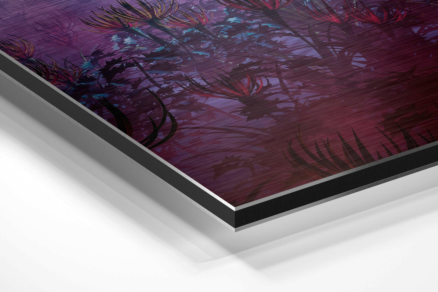 Space Traveller Brushed Aluminium Dibond Wall Art
