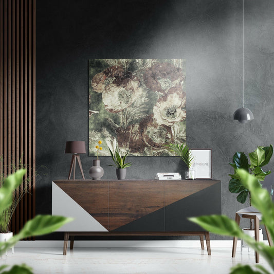 Flower Brushed Aluminium Dibond Wall Art