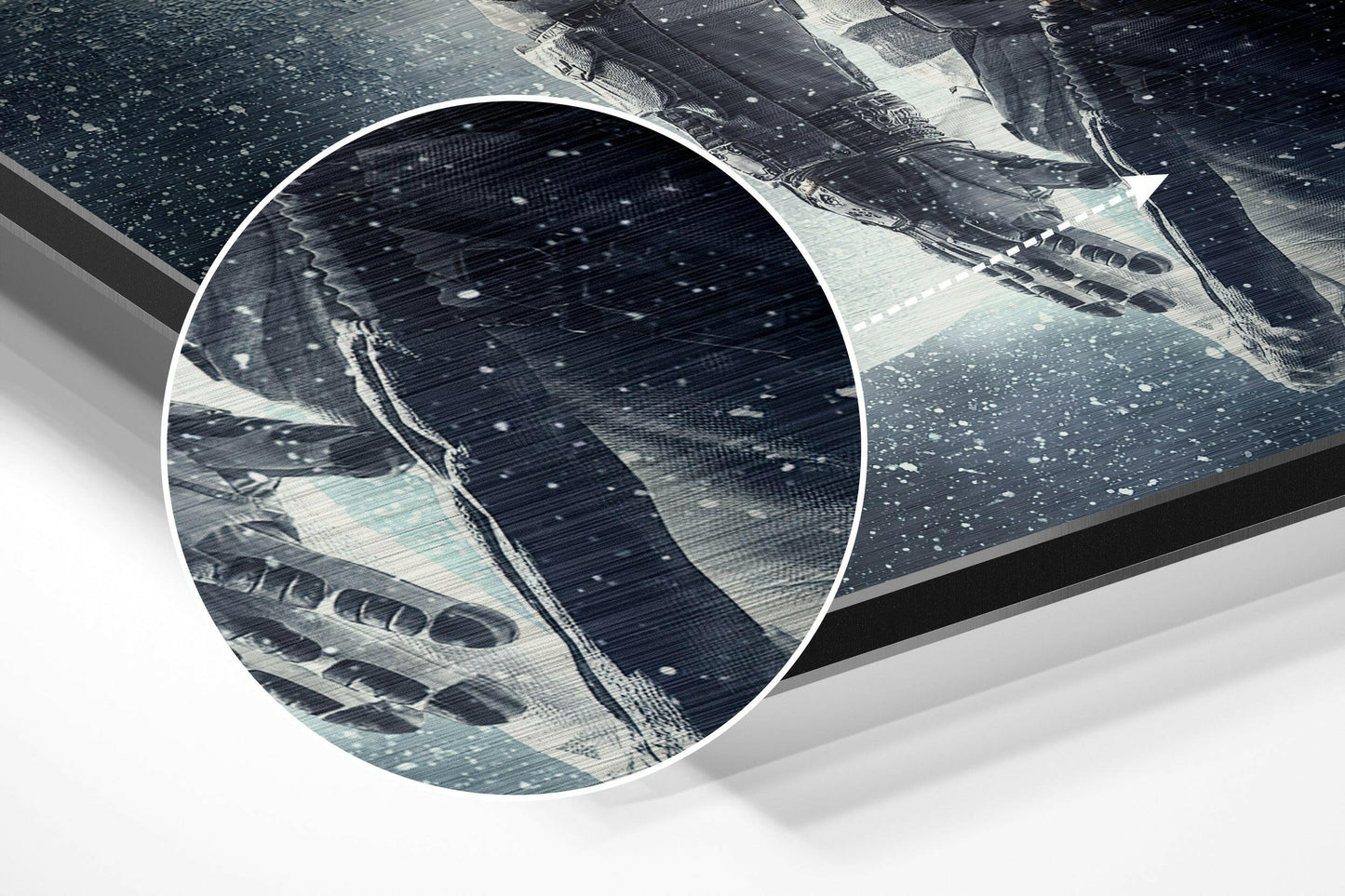 Space Traveller Brushed Aluminium Dibond Wall Art