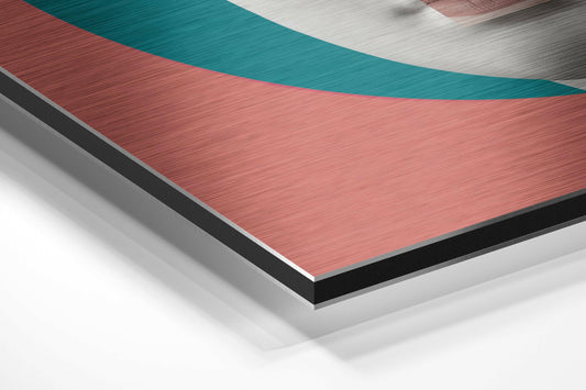 The Art of Sculpture Brushed Aluminium Dibond Wall Art