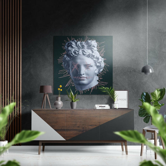 The Art of Sculpture Brushed Aluminium Dibond Wall Art