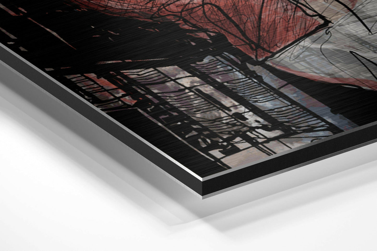 Jazz Brushed Aluminium Dibond Wall Art