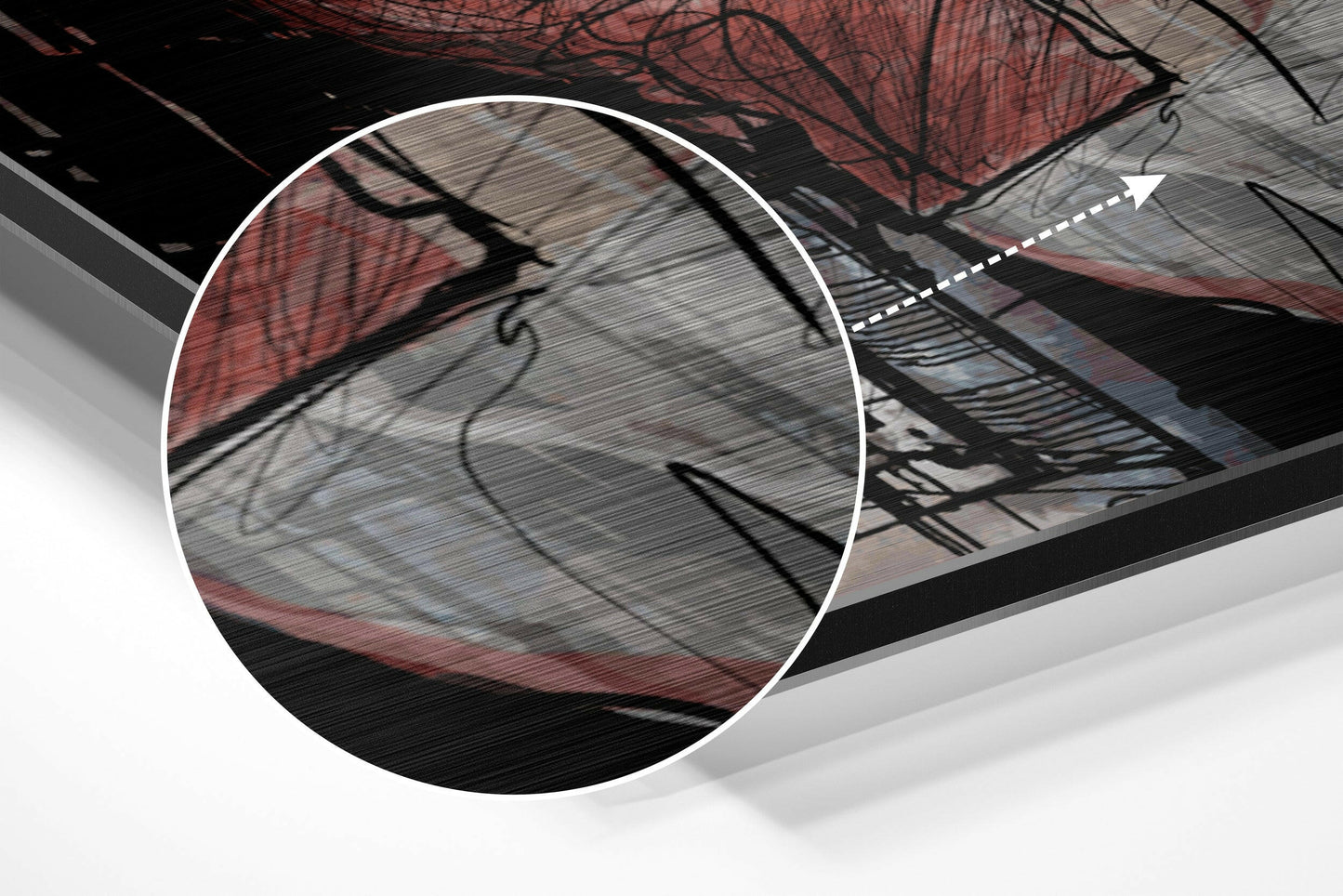 Jazz Brushed Aluminium Dibond Wall Art