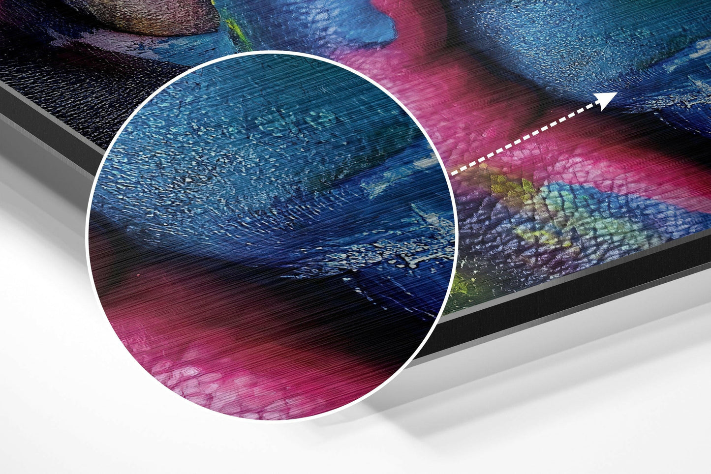 Woman Brushed Aluminium Dibond Wall Art